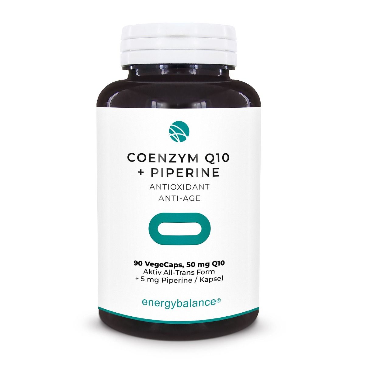 Coenzym Q10 + Piperine, 90 Kapseln