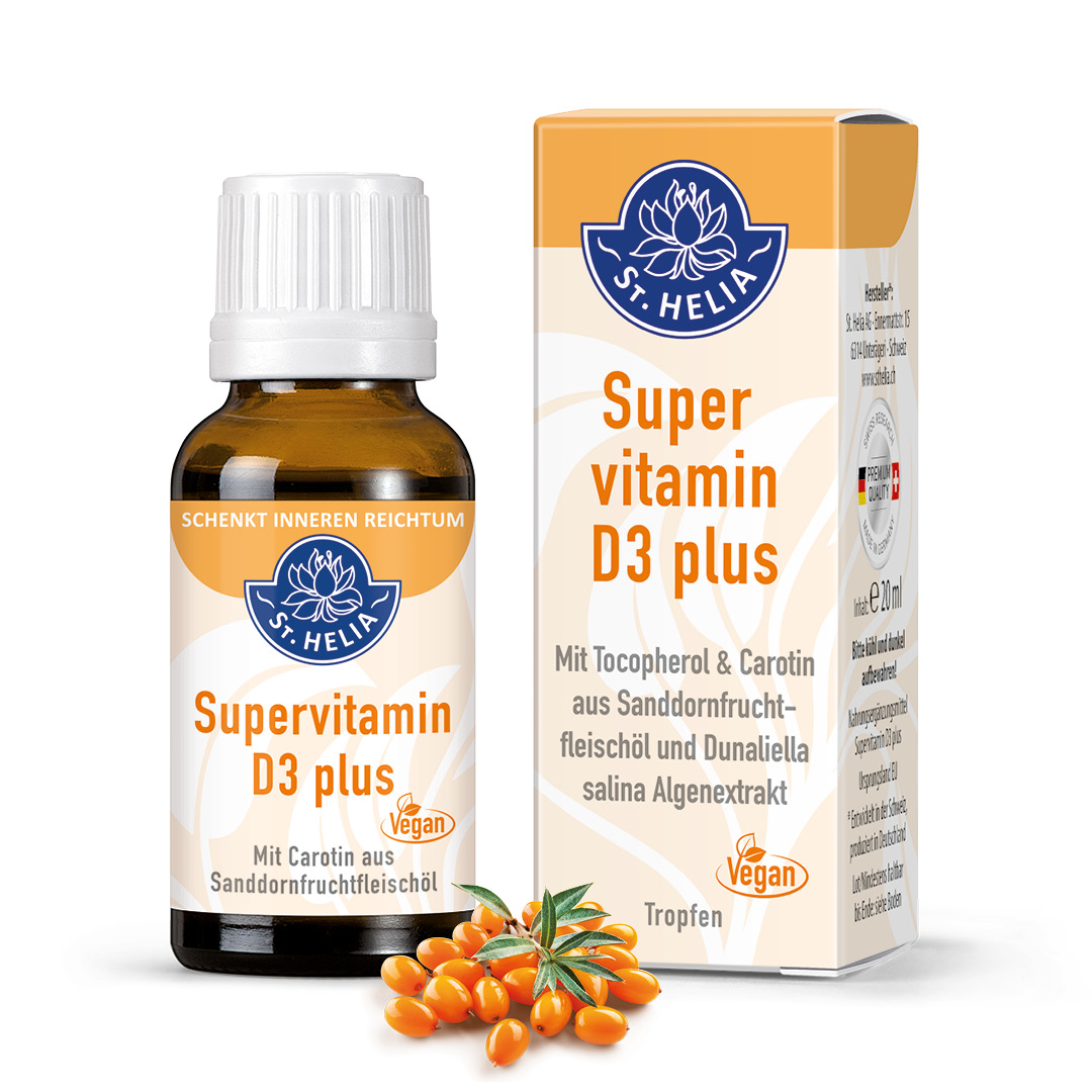 Supervitamin D3 plus Tropfen von St. Helia in 20 Milliliter Flasche