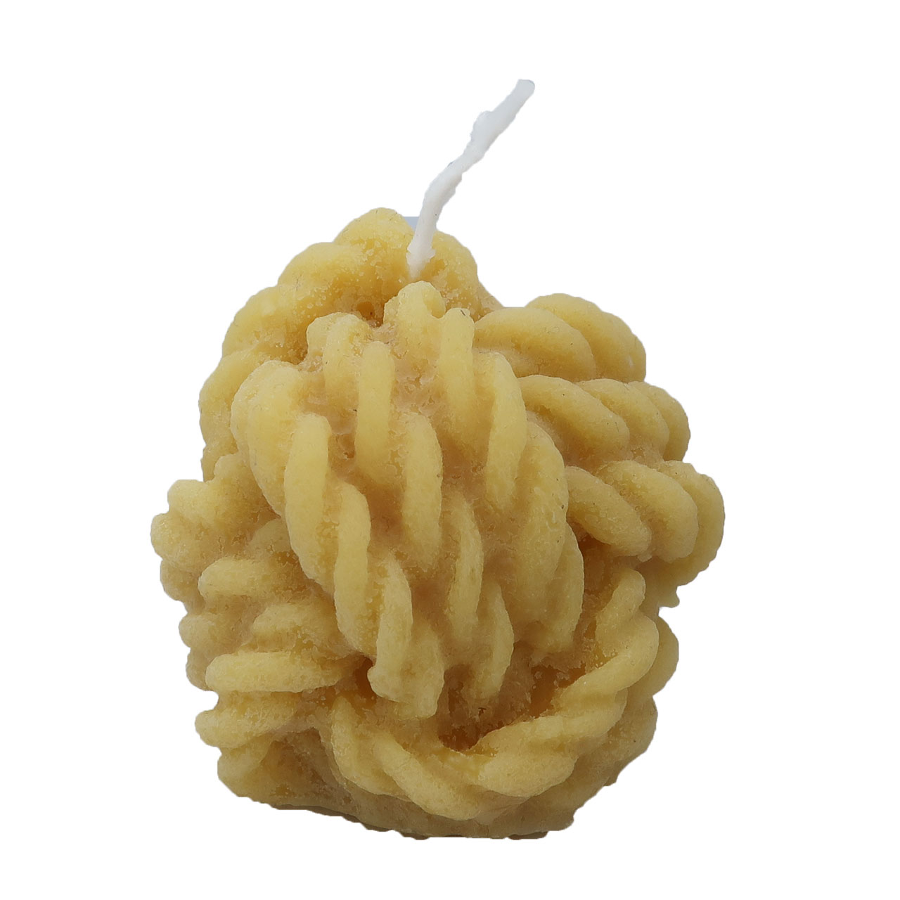 Bienenwachs-Kerze "Garnknäuel", 5,5 cm hoch